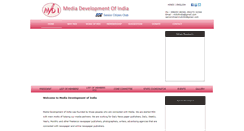 Desktop Screenshot of mediadevelopmentofindia.com